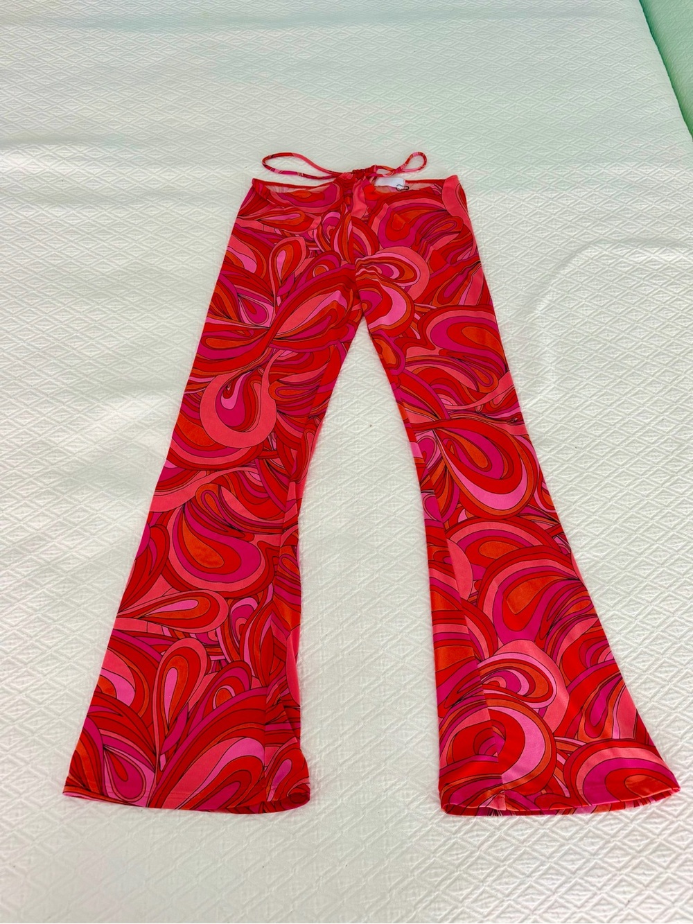 Isalis hip hugger Swirl Pants - Grooves and Festival Flare